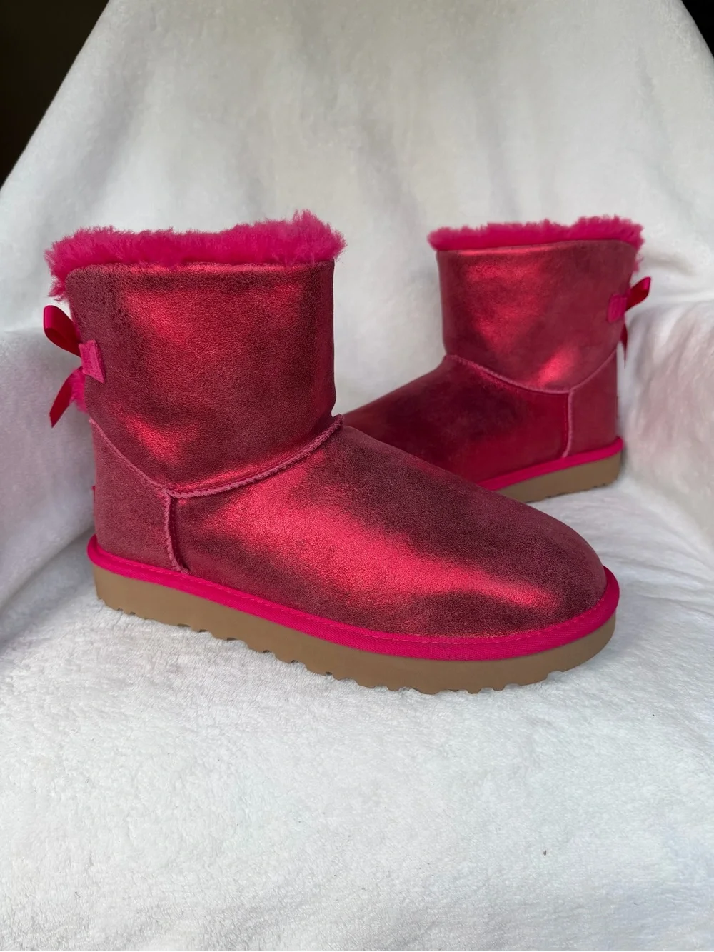 UGG featuring metallic